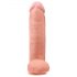 King Cock 30 cm Natūralistinis Didelis Dildo su Tvirtinimu ir Sėklidėmis