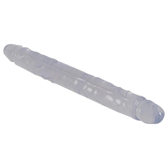 Kristalinis dvigubas dildo (34 cm)