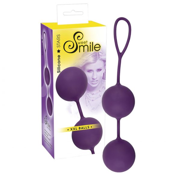 SMILE XXL Kamuoliukai - gigantiški geišų rutuliukai (violetiniai)