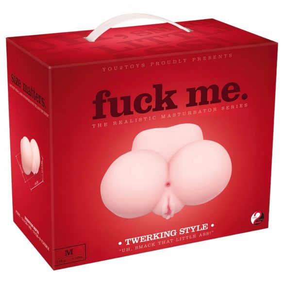 You2Toys - Fuck me Twerking Style - Natūralistinė vagina ir užpakalis