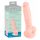 Medicininis silikoninis dildo (18 cm) - natūralus