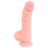 Medicininis - medicininio silikono dildo (20cm) - natūralus