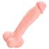 Medicininis - medicininio silikono dildo (24cm) - natūrali spalva