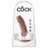 King Cock 6 dildo (15 cm) - ruda