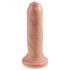 King Cock 6 - tikroviškas dildo (15 cm) - natūralus