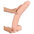 Realistixxx Giant 3XL - Tikroviškas dildo (42 cm) - natūralios spalvos