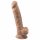 Silexd 7 - lipnus pagrindas dildo - 17,5 cm (natūralus)