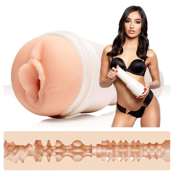 Fleshlight Emily Willis Squirt - tikroviška dirbtinė vagina (natūrali)