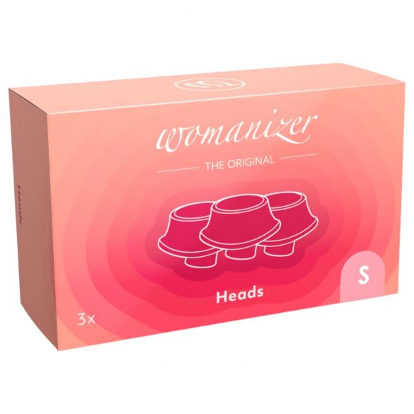 Womanizer Premium Eco - papildomų siurbimo antgalių rinkinys - rožinis (3 vnt.) - M