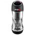 PDX ViewTube Pro - siurbimo ir vibravimo masturbatorius (juodas)