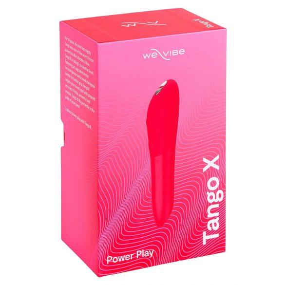 We-Vibe Tango X - įkraunamas, vandeniui atsparus vibratoriaus lazdelė (koralo spalvos)