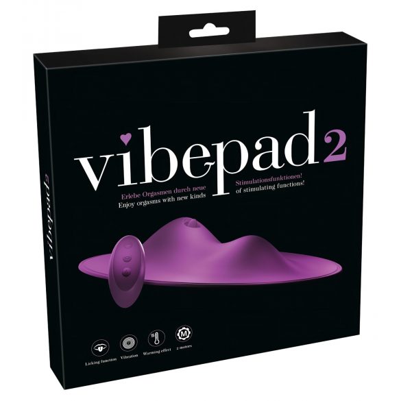 VibePad 2 - laižantis pagalvės vibratorius (purpurinis)