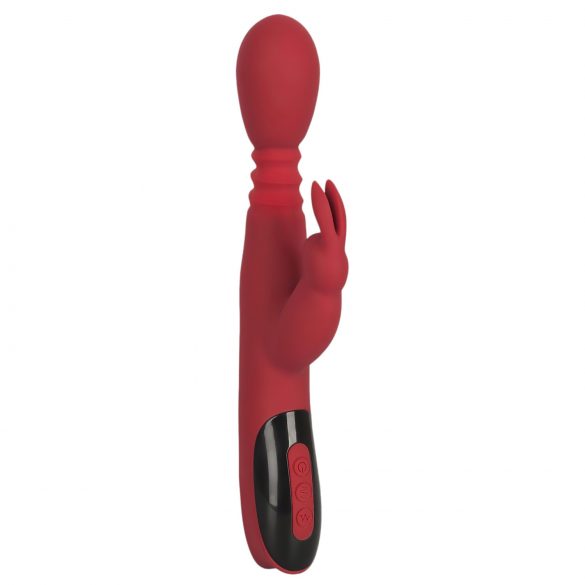 You2Toys Massager - stūmoklinis-sukantis, šildantis G-taško vibratorius (raudona)