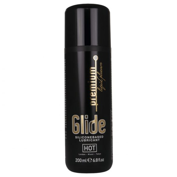 HOT Premium Glide - silikoninis lubrikantas (200 ml)