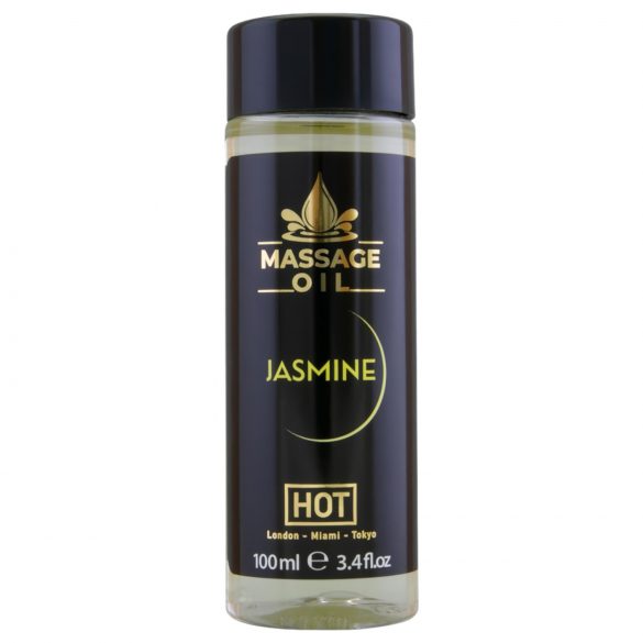 HOT odą puoselėjantis masažo aliejus - švelnus jazminas (100ml)