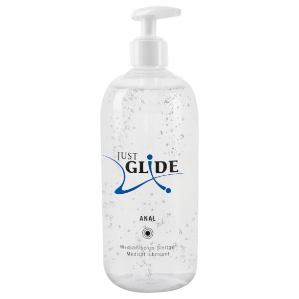 Just Glide Anal - vandens pagrindu pagamintas analinis lubrikantas (500ml)