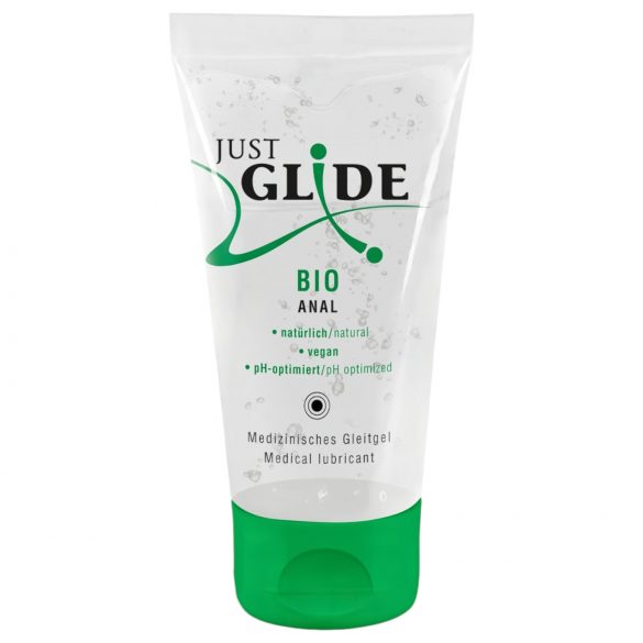 Just Glide Bio ANAL - vandens pagrindo veganiškas lubrikantas (50 ml)