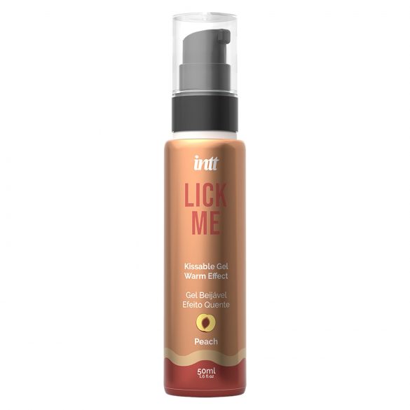 Intt Lick Me - šildantis lubrikantas su persikų skoniu (50 ml)