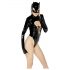 Black Velvet - ilgarankoviai Batwoman bodis (juodas) - XL