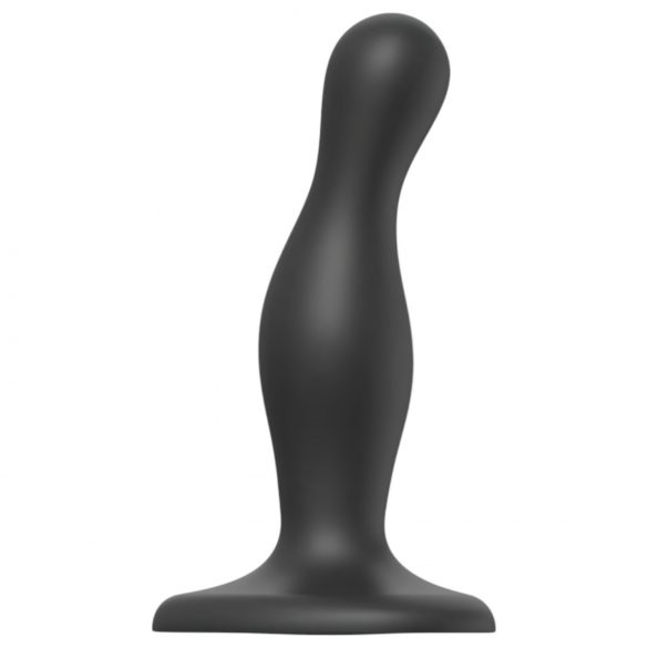 Strap-on-me Curvy S - banguotas, siurbtukas dildo (juodas)