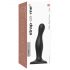 Strap-on-me Curvy S - banguotas, siurbtukas dildo (juodas)