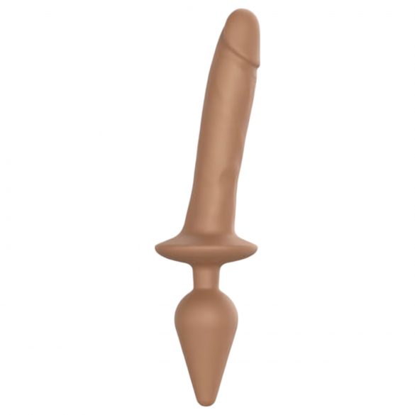 Strap-on-me Swith Realistic L - 2in1 silikoninis dildo (natūralus)