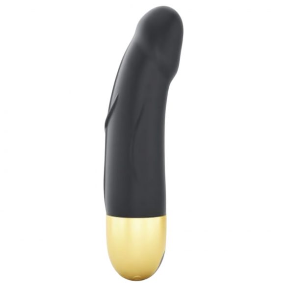 Dorcel Real Vibration S 2.0 - įkraunamas vibratorius (juoda-aukso)