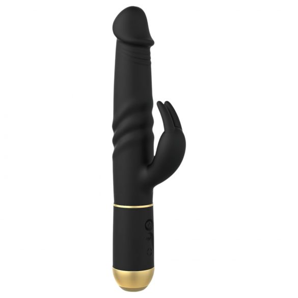 Dorcel Furious Rabbit 2.0 - įkraunamas, stumiantis klitorio stimuliatoriumi vibratorius (juodas)