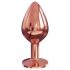 Dorcel Diamond Plug M - aliuminis analinis kaištis - vidutinis (rožinis auksas)