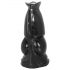 AnimHole Wolf - vilko penio dildo - 21 cm (juodas)