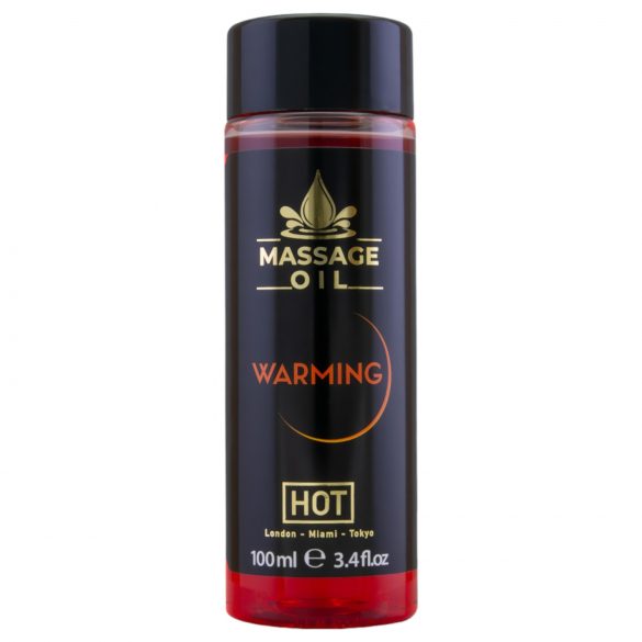 HOT odos priežiūros masažo aliejus - šildantis (100ml)