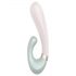 Satisfyer Heat Wave - išmanusis, šildantis, lenktinis vibratorius (mėta)