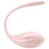 Satisfyer Ribbed Petal - radijo bangomis valdomas vibruojantis kiaušinis (rožinis)