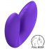 Satisfyer Love Riot - įkraunamas, vandeniui atsparus pirštų vibratorius (violetinis)