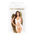 Penthouse After Sunset - permatomas babydoll ir tanga (balta)  - L/XL