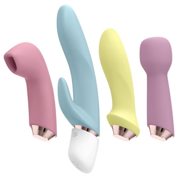 Satisfyer Marvelous Four - įkraunamų vibratorių rinkinys (4 dalių)