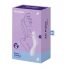 Satisfyer Curvy Trinity 2 - įkraunamas bangų oro 2in1 vibratorius (violetinis)