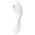 Satisfyer Curvy Trinity 5+ - išmanusis 2in1 vibratorius (baltas)