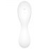 Satisfyer Curvy Trinity 5+ - išmanusis 2in1 vibratorius (baltas)