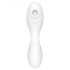 Satisfyer Curvy Trinity 5+ - išmanusis 2in1 vibratorius (baltas)