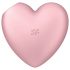 Satisfyer Cutie Heart - įkraunamas oro bangų klitorio vibratorius (rožinis)