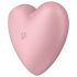 Satisfyer Cutie Heart - įkraunamas oro bangų klitorio vibratorius (rožinis)