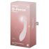 Satisfyer G-Force - įkraunamas, vandeniui atsparus G-taško vibratorius (smėlio spalvos)