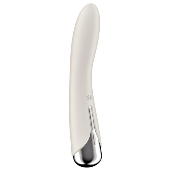 Satisfyer Spinning Vibe 1 - sukiojama G-taško vibratoriaus galvutė (smėlio spalvos)