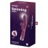 Satisfyer Spinning Rabbit 1 - besisukantis klitorio stimuliatorius vibratorius (raudonas)