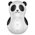 Satisfyer Pocket Panda - oro bangų klitorio stimuliatorius (juodas)