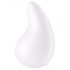 Satisfyer Dew Drop – įkraunamas, vandeniui atsparus klitorio vibratorius (baltas)