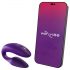 We-Vibe Sync - išmanus, įkraunamas, belaidis porų vibratorius (violetinis)