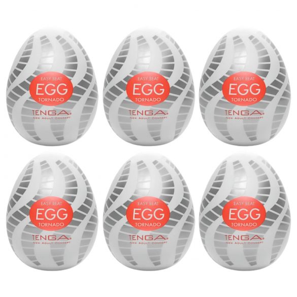 TENGA Egg Tornado - masturbacinis kiaušinis (6 vnt.)