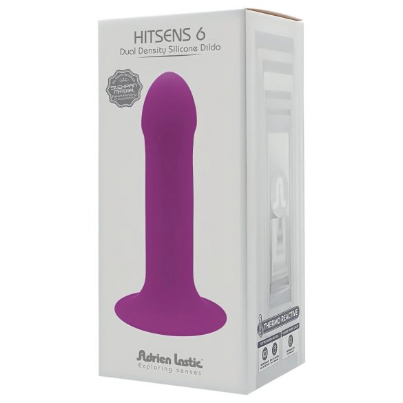 Adrien Lastic Hitsens 6 - Termo reaktyvus dildo (violetinis)